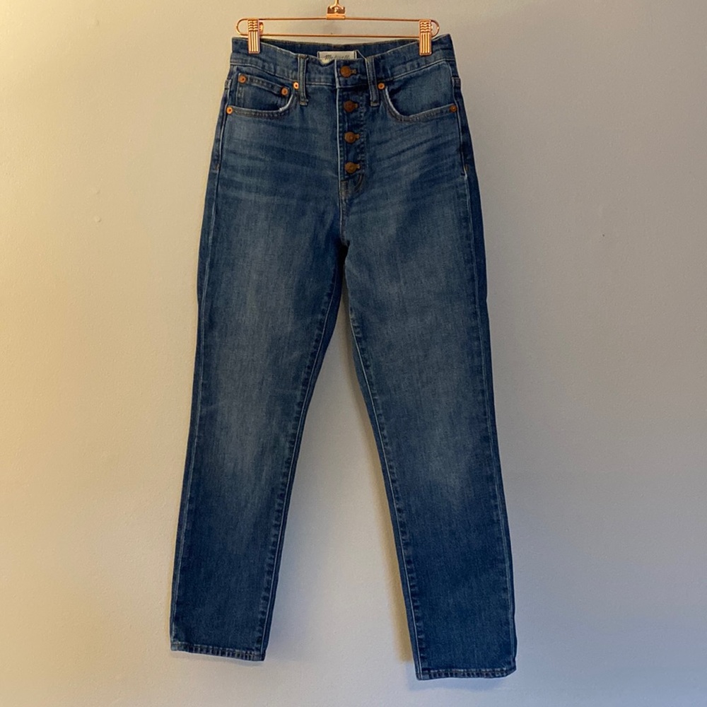 Madewell vintage cropped jean- high waisted